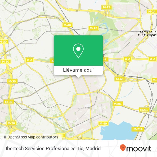 Mapa Ibertech Servicios Profesionales Tic
