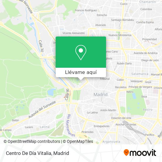 Mapa Centro De Día Vitalia