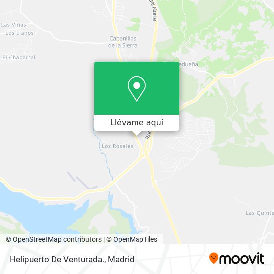 Mapa Helipuerto De Venturada.