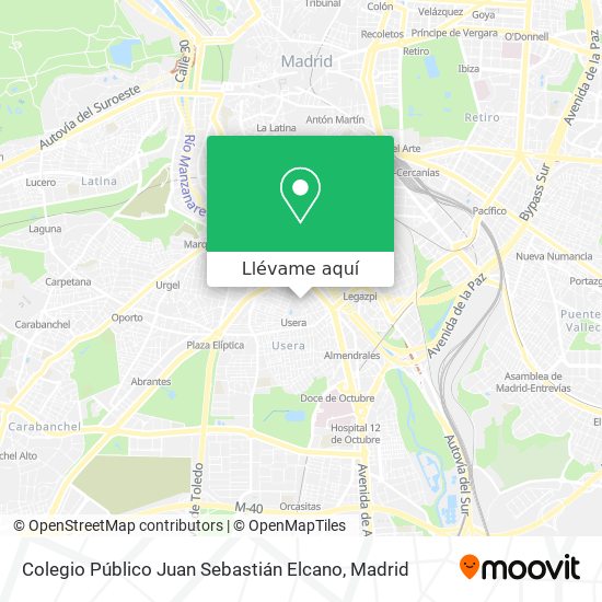 Mapa Colegio Público Juan Sebastián Elcano