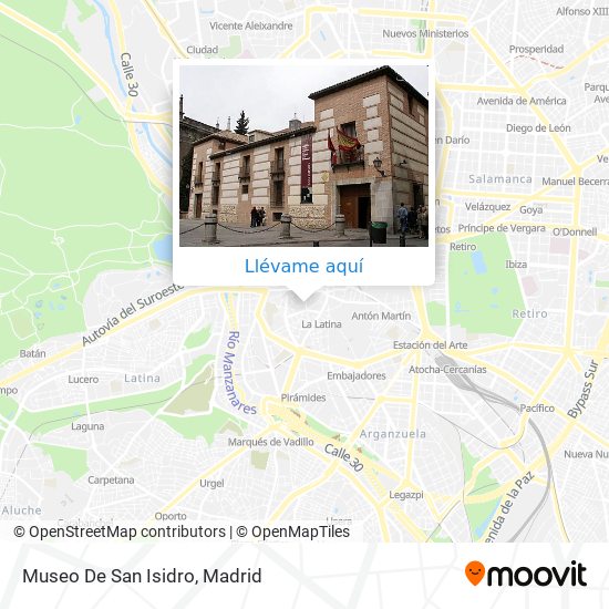 Mapa Museo De San Isidro