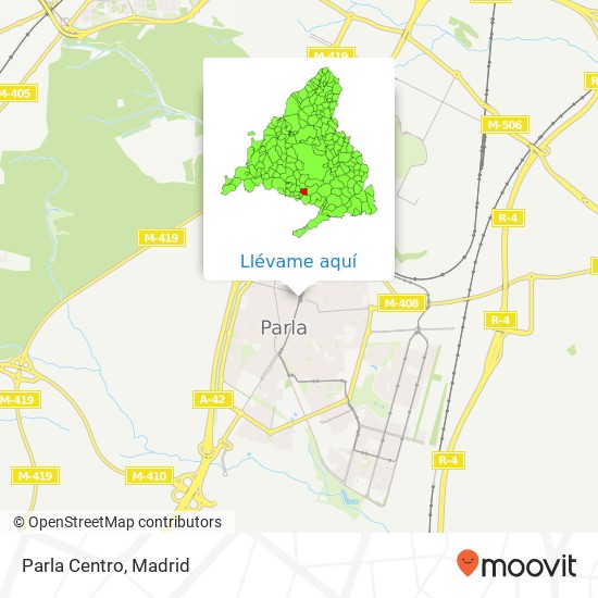 Mapa Parla Centro