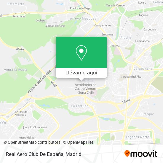 Mapa Real Aero Club De España