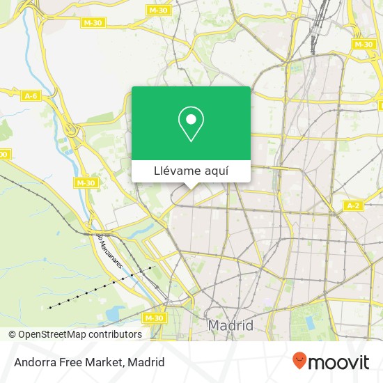 Mapa Andorra Free Market