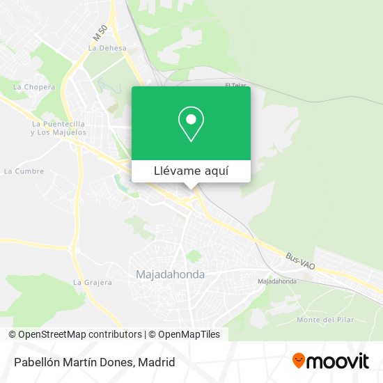 Mapa Pabellón Martín Dones