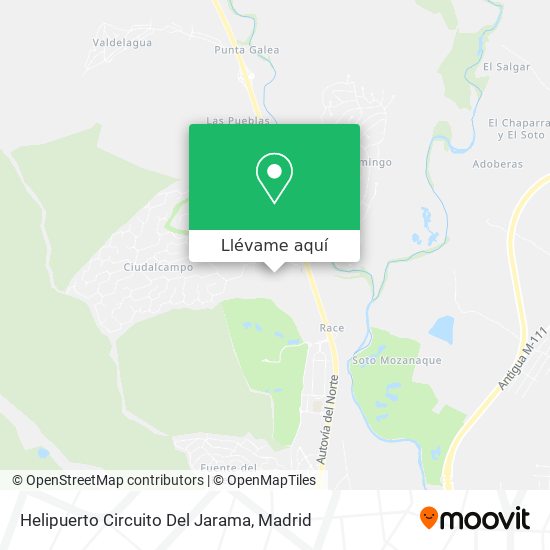 Mapa Helipuerto Circuito Del Jarama