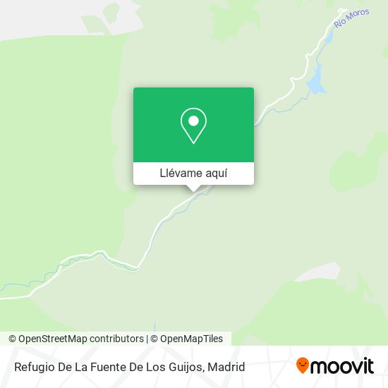 Mapa Refugio De La Fuente De Los Guijos