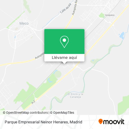 Mapa Parque Empresarial Neinor Henares