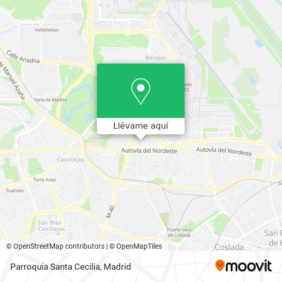 Mapa Parroquia Santa Cecilia