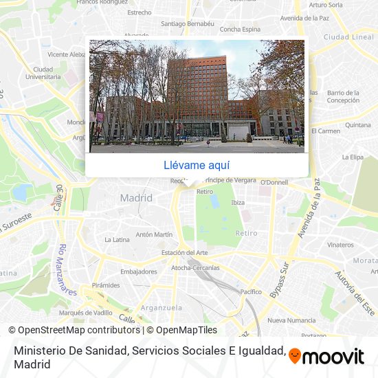 Mapa Ministerio De Sanidad, Servicios Sociales E Igualdad