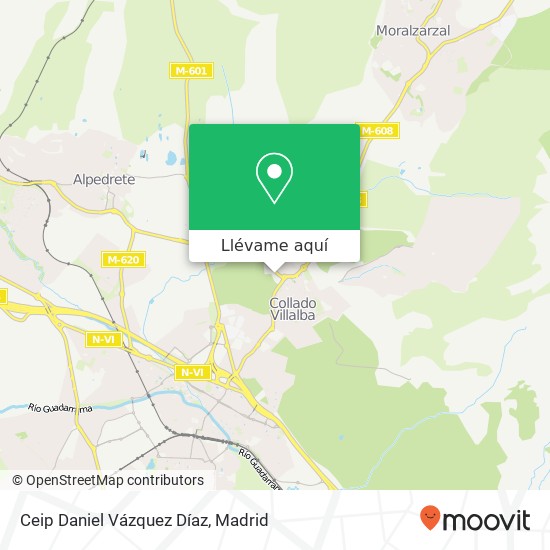 Mapa Ceip Daniel Vázquez Díaz