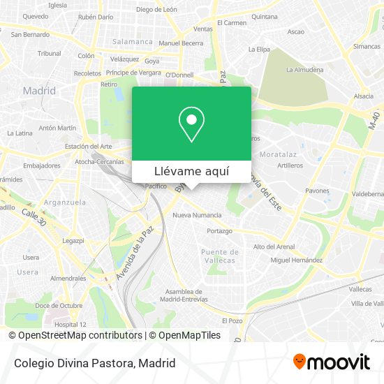 Mapa Colegio Divina Pastora