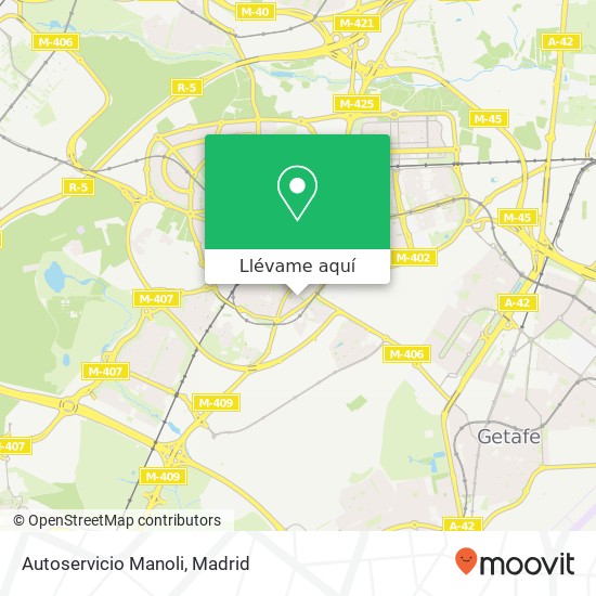 Mapa Autoservicio Manoli