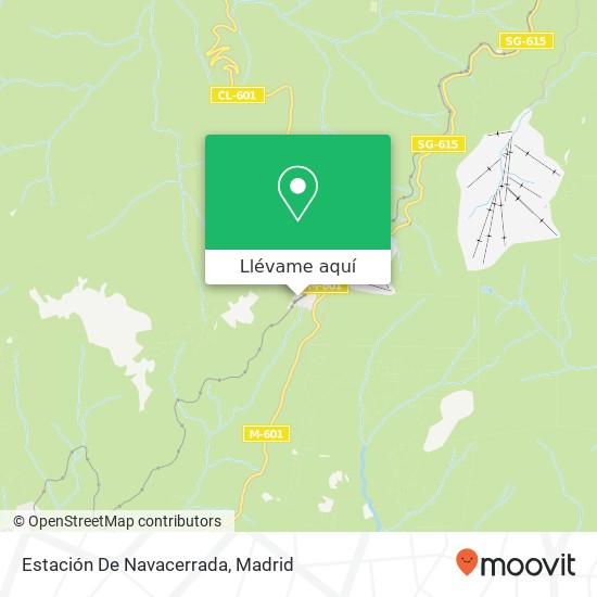 Mapa Estación De Navacerrada