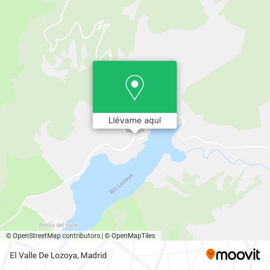 Mapa El Valle De Lozoya