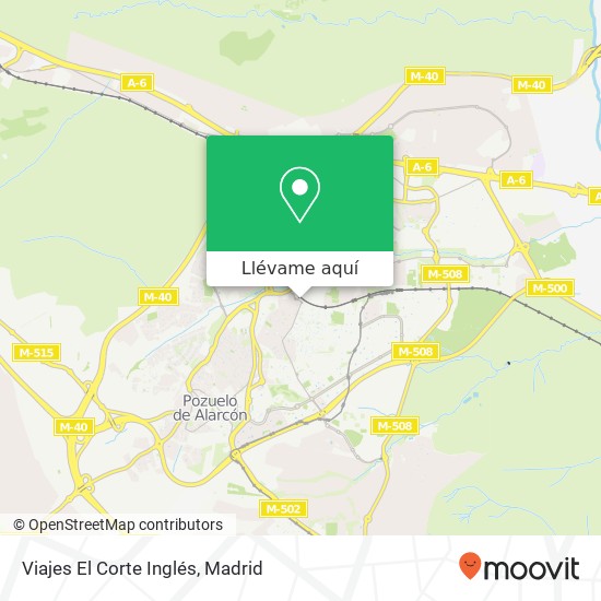 Mapa Viajes El Corte Inglés