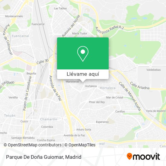 Mapa Parque De Doña Guiomar