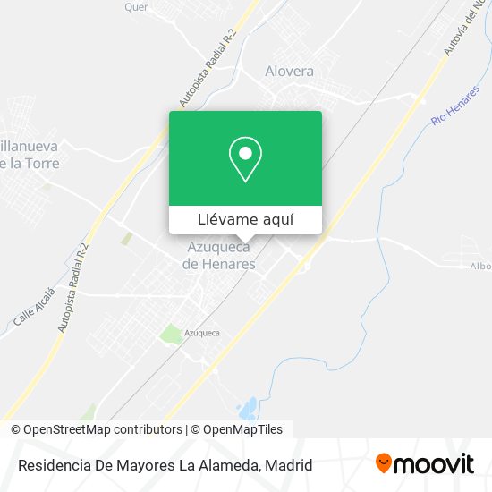 Mapa Residencia De Mayores La Alameda