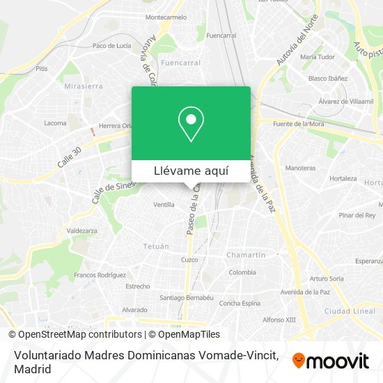 Mapa Voluntariado Madres Dominicanas Vomade-Vincit