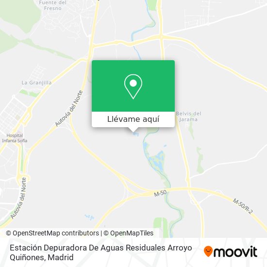 Mapa Estación Depuradora De Aguas Residuales Arroyo Quiñones