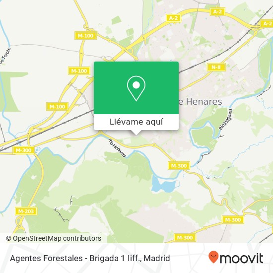 Mapa Agentes Forestales - Brigada 1 Iiff.