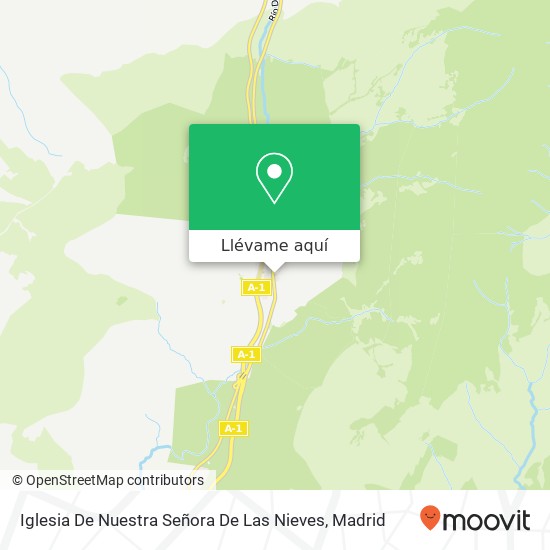 Mapa Iglesia De Nuestra Señora De Las Nieves