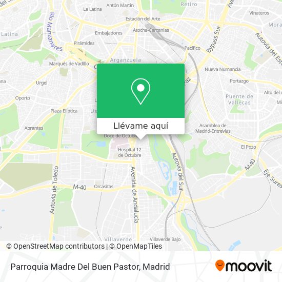 Mapa Parroquia Madre Del Buen Pastor