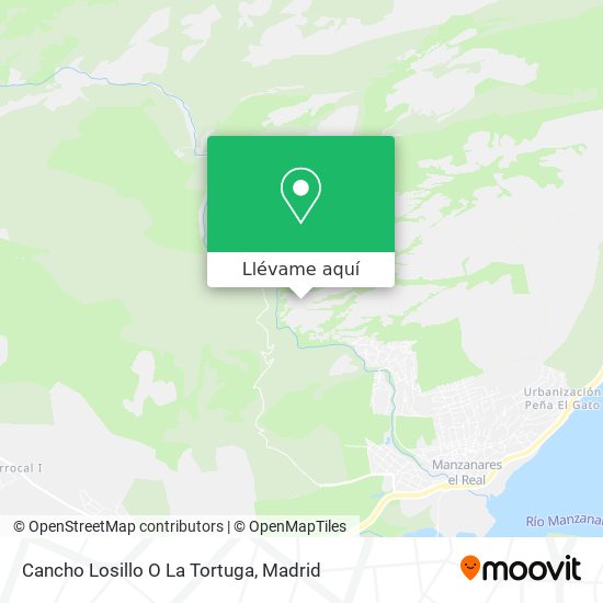 Mapa Cancho Losillo O La Tortuga