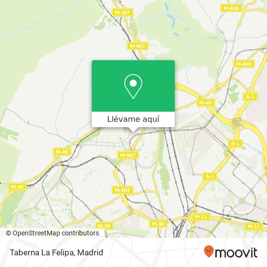 Mapa Taberna La Felipa