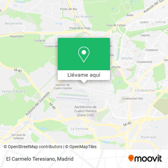 Mapa El Carmelo Teresiano