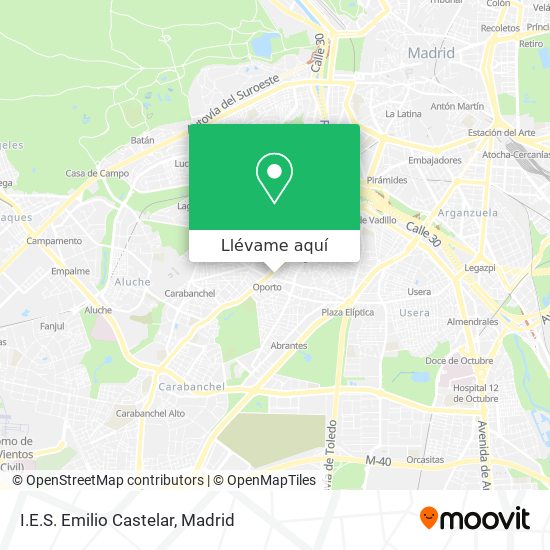 Mapa I.E.S. Emilio Castelar