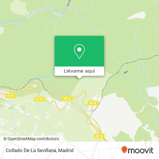 Mapa Collado De La Sevillana