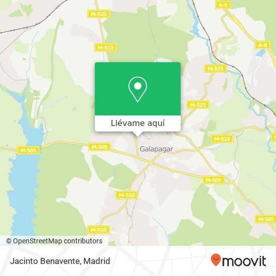 Mapa Jacinto Benavente