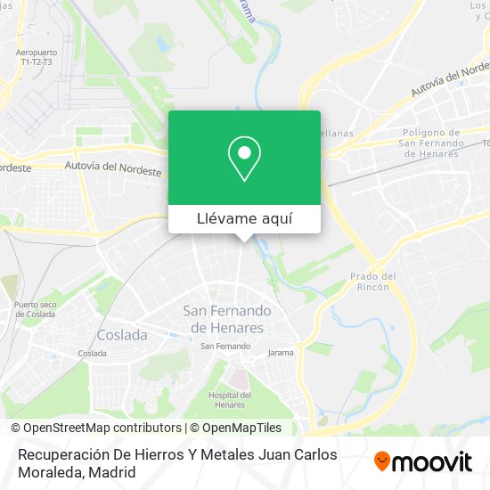 Mapa Recuperación De Hierros Y Metales Juan Carlos Moraleda