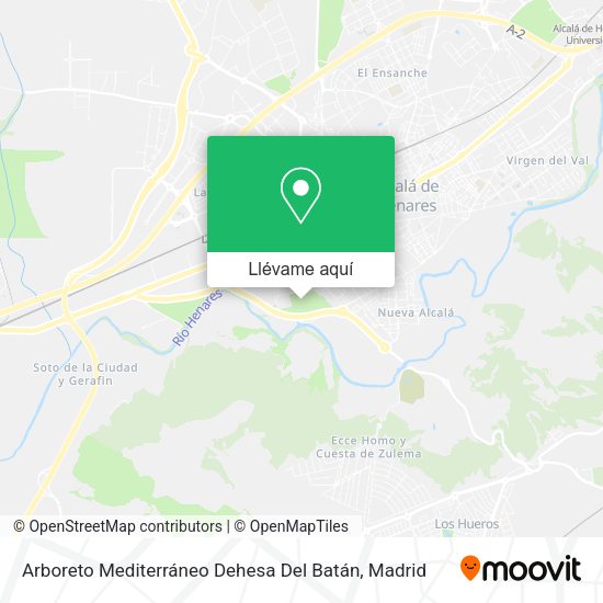 Mapa Arboreto Mediterráneo Dehesa Del Batán