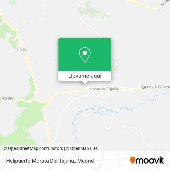 Mapa Helipuerto Morata Del Tajuña.