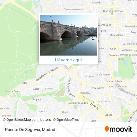 Mapa Puente De Segovia