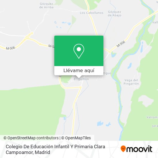Mapa Colegio De Educación Infantil Y Primaria Clara Campoamor