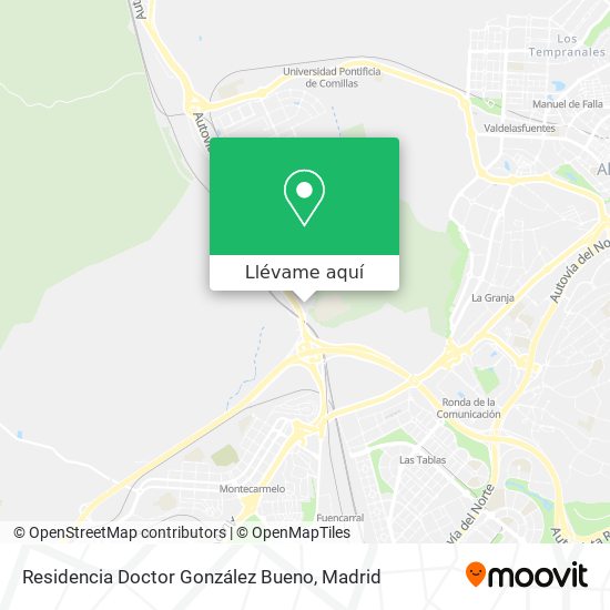 Mapa Residencia Doctor González Bueno