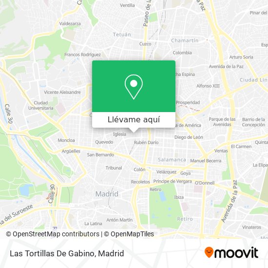 Mapa Las Tortillas De Gabino