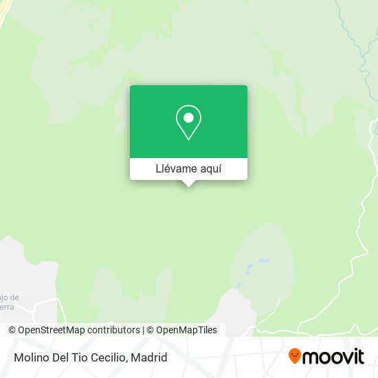 Mapa Molino Del Tio Cecilio