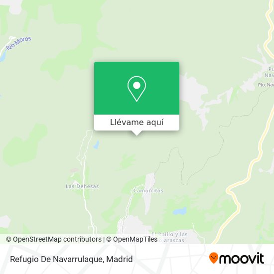 Mapa Refugio De Navarrulaque