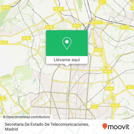 Mapa Secretaría De Estado De Telecomunicaciones