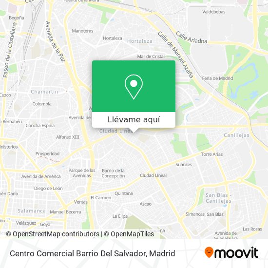 Mapa Centro Comercial Barrio Del Salvador