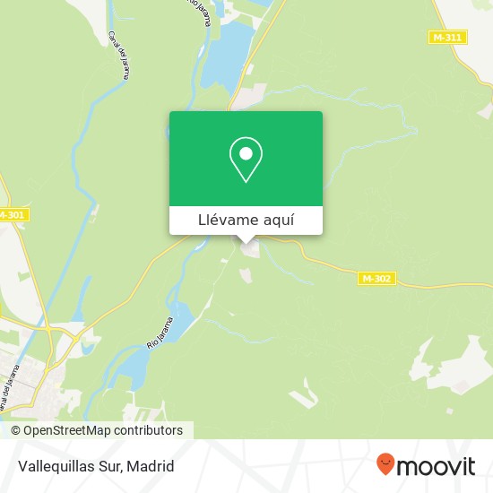 Mapa Vallequillas Sur