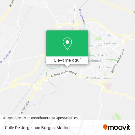 Mapa Calle De Jorge Luis Borges