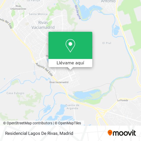 Mapa Residencial Lagos De Rivas