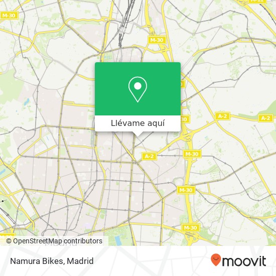 Mapa Namura Bikes