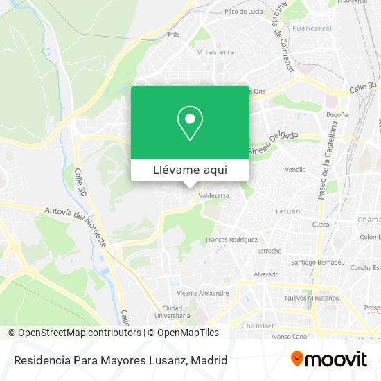 Mapa Residencia Para Mayores Lusanz