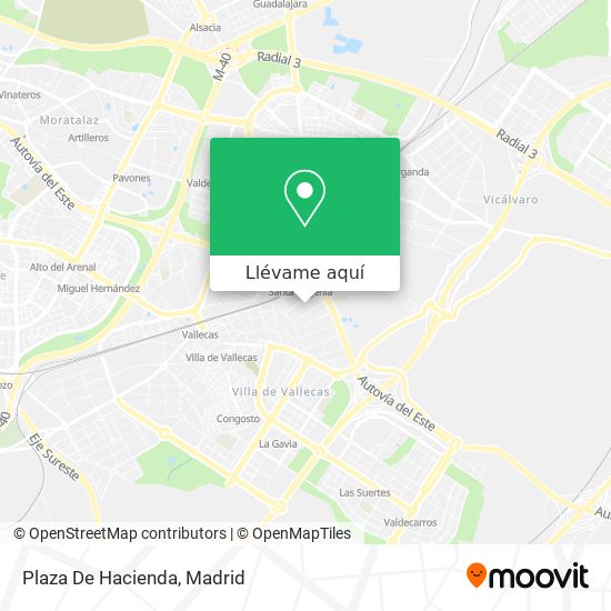 Mapa Plaza De Hacienda